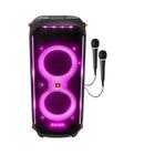 Caixa de Som Portátil JBL Partybox 710 8"pol LED BT IPX4 800w-2 Mic