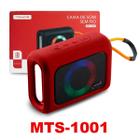 Caixa de Som Portátil Vermelho Tomate MTS-1001