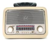 Caixa De Som Radio Retro Bluetooth Am/Fm/Sd/Usb /110V/220V