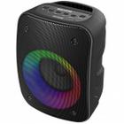 Caixa de som Speaker Megastar HYJ1335BT 1.500 Watts P.M.P.O /FM/USB - Preto - Mega Star