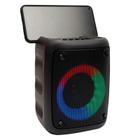 Caixa De Som Super Potente Bateria Longa RGB Efeito DJ 10W