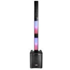 Caixa De Som Vertical Array 400W Bluetooth Sub 8 Polegadas Torre Com 4 Falantes De 2,75 Polegadas
