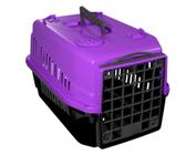 Caixa De Transporte N.2 Cão Cachorro Gato Pequena Lilas Pet Viagem