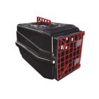 Caixa de Transporte Para Animais Porte Médios Preto 33cm