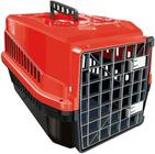 Caixa de Transporte para Cães e Gatos Podyum Nº 4 Vermelha