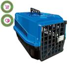 Caixa de transporte pet podyum n3 cães gatos azul