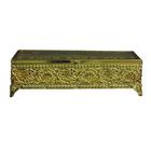 Caixa Decorativa Dourado - 7x24x12cm - Elegante para Decoração Sofisticada - Requinte em Organização!