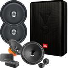 Caixa JBL Ativa SW8A-MS 200w + Kit 2 Vias Hertz DSK165 160w + Par Alto Falantes Hertz DCX165 120w