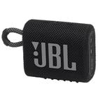 Caixa JBL Go 3 Preta, 4.2W RMS, Bluetooth, IP67 á Prova D'água, JBLGO3BLK HARMAN JBL
