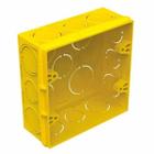 Caixa Luz 4x4 Pvc Amarelo 3/4" e 1" 25mm e 32mm 5 Unidades - Tramontina