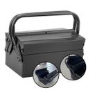 Caixa maleta organizadora de ferramentas VONDER para oficina mecânico com 3 gavetas metálicas até 21kg 30x19x16cm.