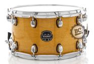 Caixa Mapex New MPX Natural Lacquer 14x8 Modelo Novo casco Híbrido com Maple e automático Armory