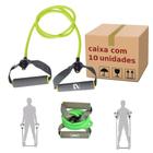 Caixa Master 10 Elasticos de Treino Exercicio Musculacao Tensao Media Liveup Sports