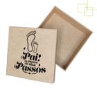 Caixa MDF Decorada Pai Seguirei Seus Passos 15x15x5