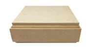 Caixa Mdf Russa Quadrada M Tampa Solta 20X20X7 Cm