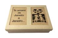 Caixa Mdf Te Amarei De Jan Laser Tampa Solta 13 Div 23X31 - Atelie Arte Coisas