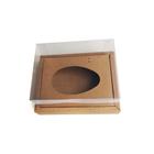 Caixa Meio Ovo 250g Kraft C/moldura 20x15,5x10cm 5un Assk