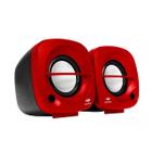 Caixa multimidia speaker 2.0 sp-303 c3tech sp-303rd vermelho bivolt