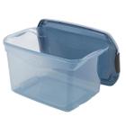 Caixa Organizadora 68 Litros Azul Translucida 64X44X34 Cm - Sanremo