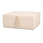 Caixa Organizadora Mart MDF Off White C/ Franja 18215 27,5cm