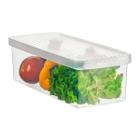 Caixa Organizadora Pequena para Frutas Verduras Legumes Saladas Transparente