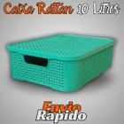Caixa Organizadora Rattan 10 Litros Colorido Rattan