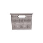 Caixa Organizadora Rattan 15 L Areia 1131 Rischioto