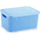 Caixa Organizadora Rattan 15L CR1820 Azul - Monte Líbano - Monte Libano