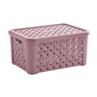 Caixa Organizadora Rattan Rose Container Multiuso Grande - Paramount