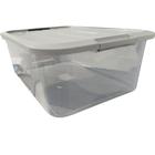 Caixa Organizadora Top Box Color Transparente C/ Trava 15L