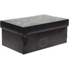 Caixa Organizadora TOP Fine para Sapato 28X17X12 CM - Preto - Dello