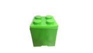 Caixa organizadora verde-baú lego infantil-caixa para decoração e guardar itens infantis-ideal para decorar quarto infan