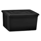 Caixa Organize 31l c/tampa Black Conjunto c/2 unid