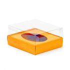 Caixa Ovo de Colher - Meio Ovo de 250g - 15cm x 13cm x 6,5cm - Laranja - 5 Unidades - Assk - Rizzo