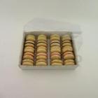 Caixa para 20 Macarons com Berço Ref. M20BCB Branco - 14,5x20,5x5cm - 1 Unidade - San Felipo Rizzo Confeitaria