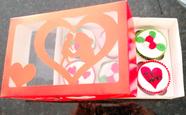Caixa para 6 CupCakes especial do Dia das Mães (kit com 10 caixas)