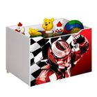 Caixa Para Brinquedos Com Rodízios J&A Fórmula 1 - Branco