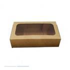 Caixa para Chocolate Kraft - 10 Gomos - 16,5 x 8,5 cm - 10 Unidades - Crystal - Rizzo