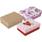 Caixa para Presente com Tampa Petit 19,5X14,5X6,5CM Sortida - Pacote com 10