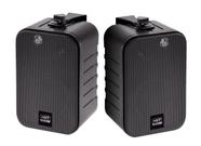 Caixa Para Som Ambiente Mxk-25 Mxt 50W Rms Preto Com 2 Pçs