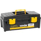 Caixa plástica para ferramentas baú 420x170x200mm com bandeja vd4038 - Vonder