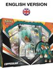 Caixa Pokémon TCG Copperajah V com 4 pacotes de reforço