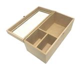 Caixa Porta Canecas Vidro 23,5X11X10 cm em MDF