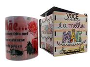 Caixa Presente Melhor Mãe Do Mundo + Caneca - Reidopendrive