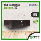 Caixa Rack A125 Organizador Horizontal 15'' Gabinete Ipec