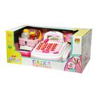 Caixa Registradora Com Acessórios E Calculadora Rosa Dm Toys