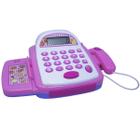 Caixa Registradora Infantil Brinquedo Calculadora Mercadinho com Luz e Som Importway BW042RS Rosa
