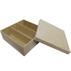 Caixa Sapato Mini Chandon 3 Lugares Mdf Cru 22x22x8cm