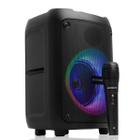 Caixa Som Bluetooth Briwax 300w Mp3 Rgb Sd Fm Microfone