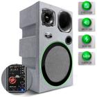 Caixa Som Bob Igreja Amplificada Shutt 600w RMS Woofer 12 Pol Xplode Bluetooth USB P10 LED Completa